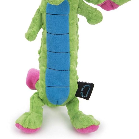 goDog Skinny Dragons Squeaker Plush Pet Toy for Dogs & Puppies, Soft & Durable, - Picture 3 of 9